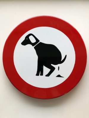 Forbidden for dogs Ø 30cm